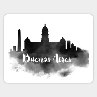 Buenos Aires watercolor Magnet